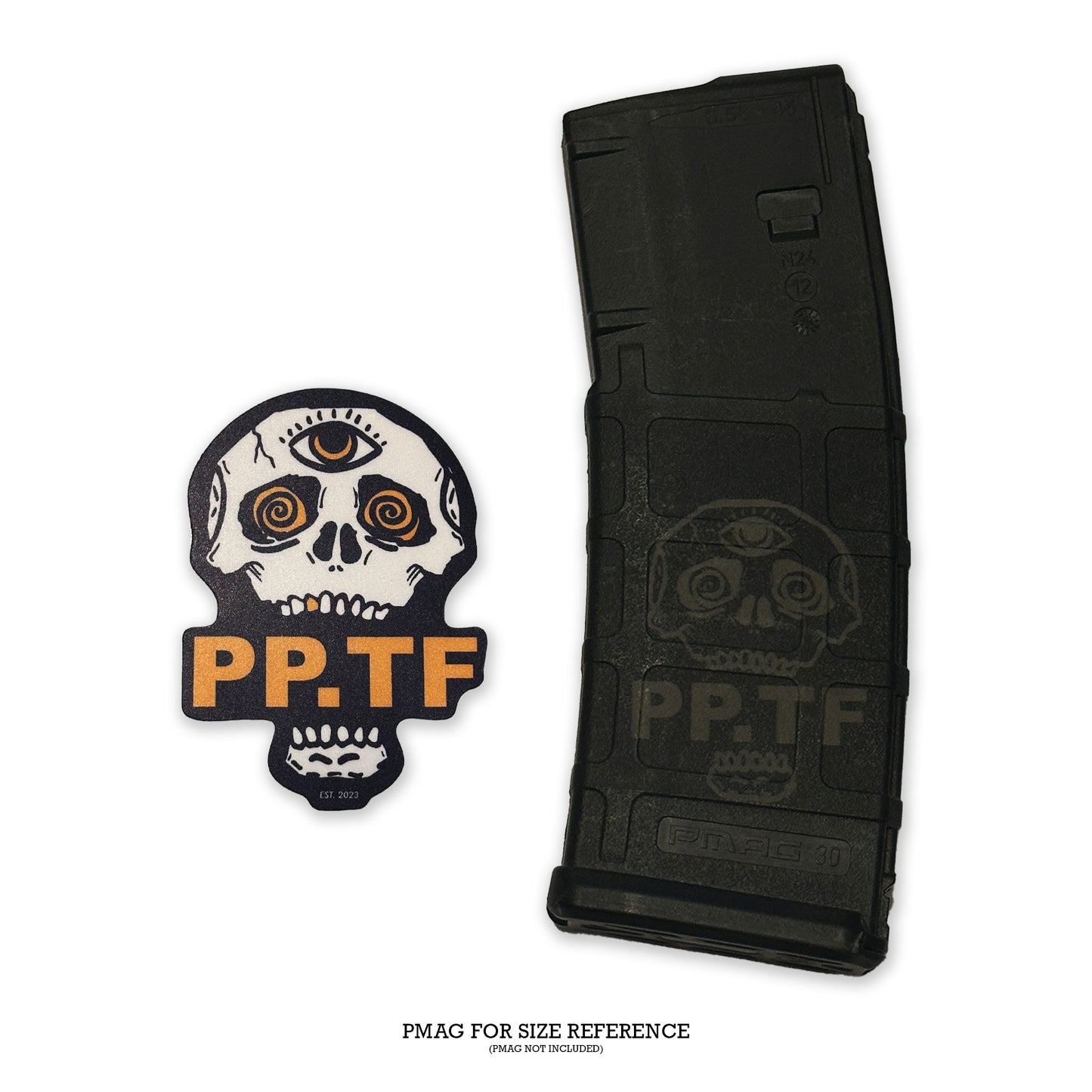 PP.TF "See No Evil" Logo Sticker