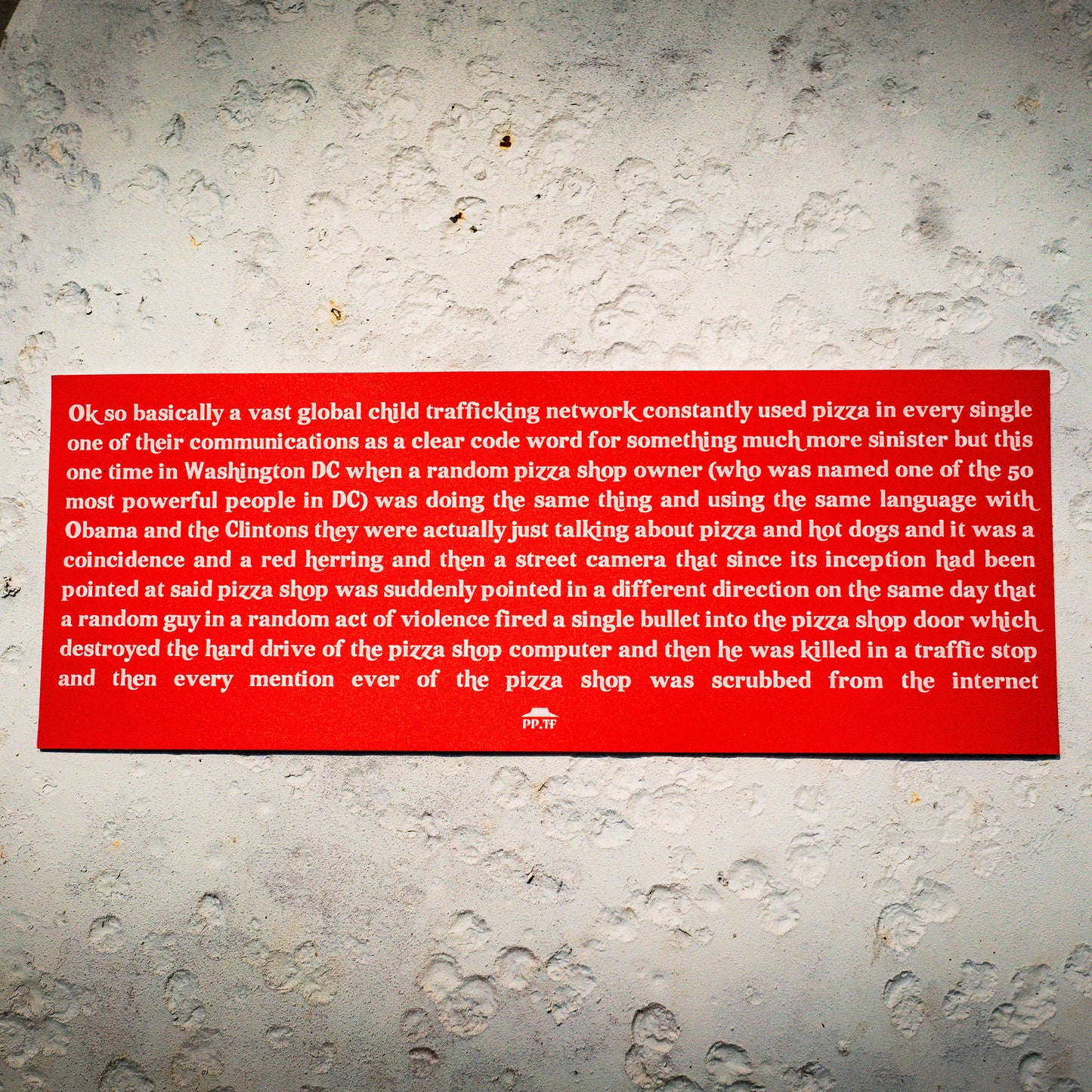 Pizza Schizo Rant Bumper Sticker